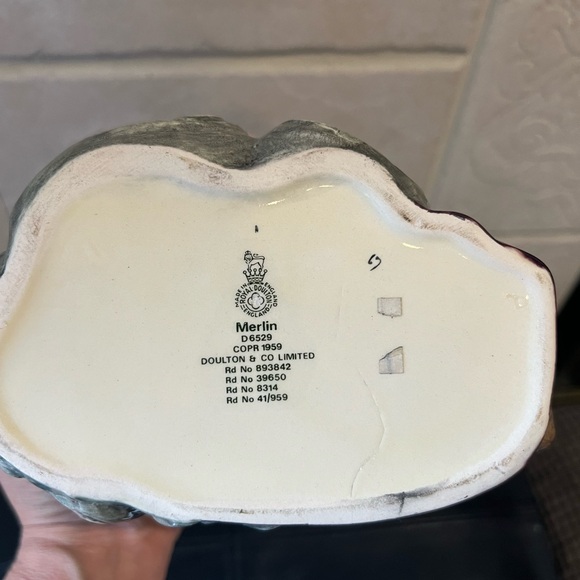 Vintage Merlin Royal Doulton character jug 7 inch D6529 - Picture 6 of 6